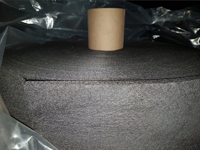 1" thick Rayon graphite soft felt (236)